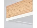 hofstein Deckenleuchte Vacil Modernes Deckenpanel Braun/Weiß 3000K Bild 4