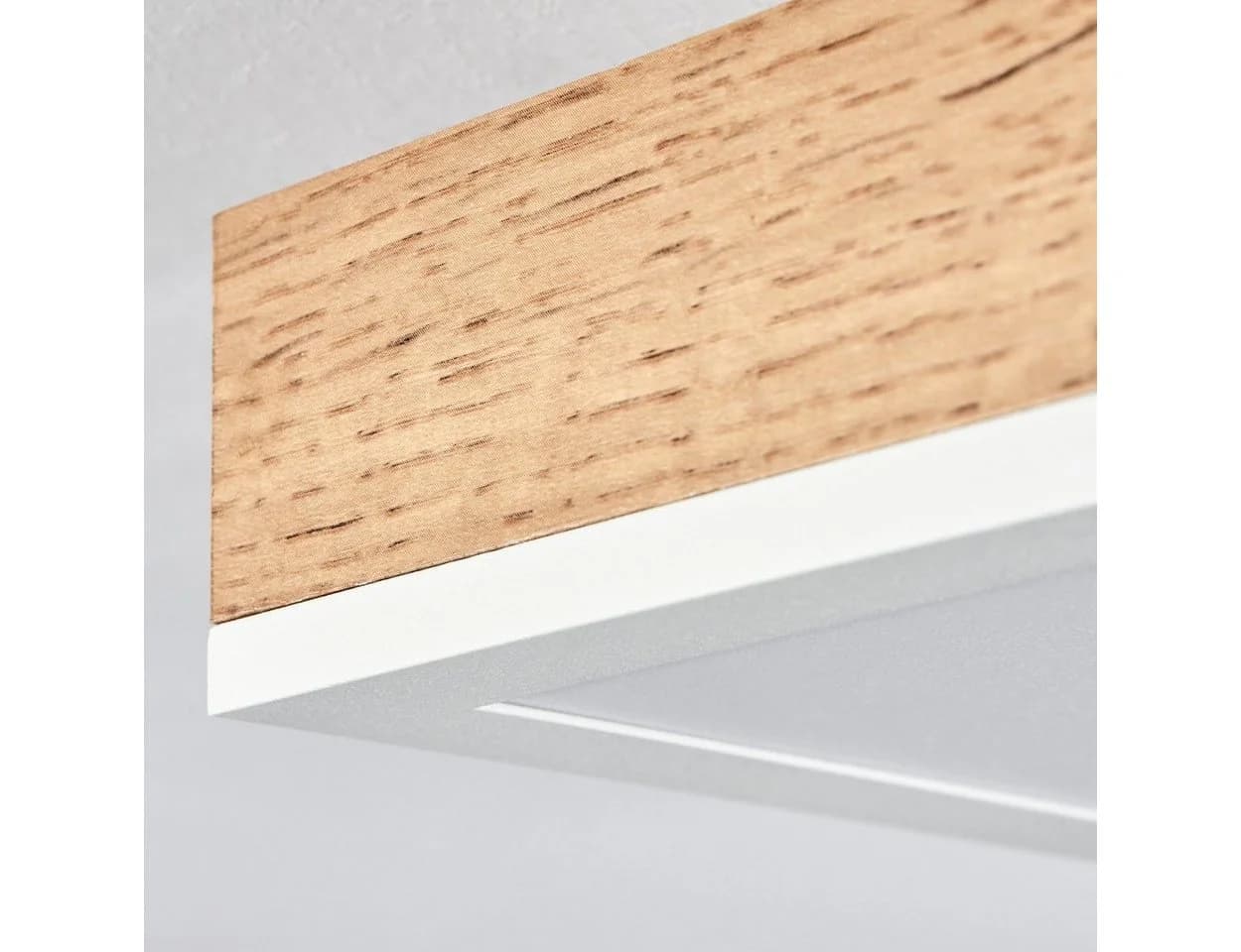 hofstein Deckenleuchte Vacil Modernes Deckenpanel Braun/Weiß 3000K - Bild 4