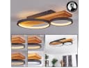 hofstein Deckenleuchte Caces dimmbare Deckenlampe Holz Metall 3000 Kelvin Bild 2