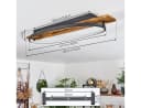 hofstein Deckenleuchte Modern Skandinavisch LED Metall Holz Bild 4