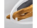 hofstein Deckenleuchte Skandinavisch Holz Metall Weiß LED Bild 4