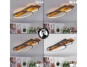 hofstein Deckenleuchte Skandinavisch Holz Metall LED Dimmbar 3000K Bild 1