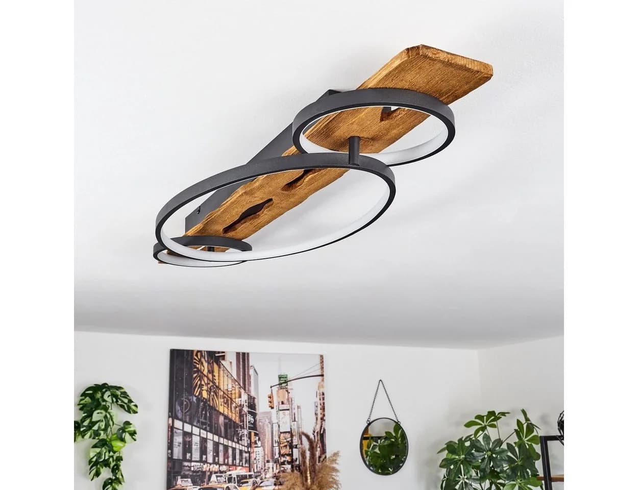 Hofstein LED Deckenleuchte 90cm Dimmbar 3000K - Bild 5