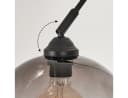 hofstein Stehlampe Schwarz Marmor Metall Glas Modern Bild 4