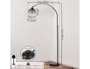 hofstein Stehlampe Schwarz Marmor Metall Glas Modern Bild 5