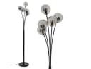 hofstein Stehlampe Schwarz/Rauchfarben Dimmbar 5xG9 Bild 2