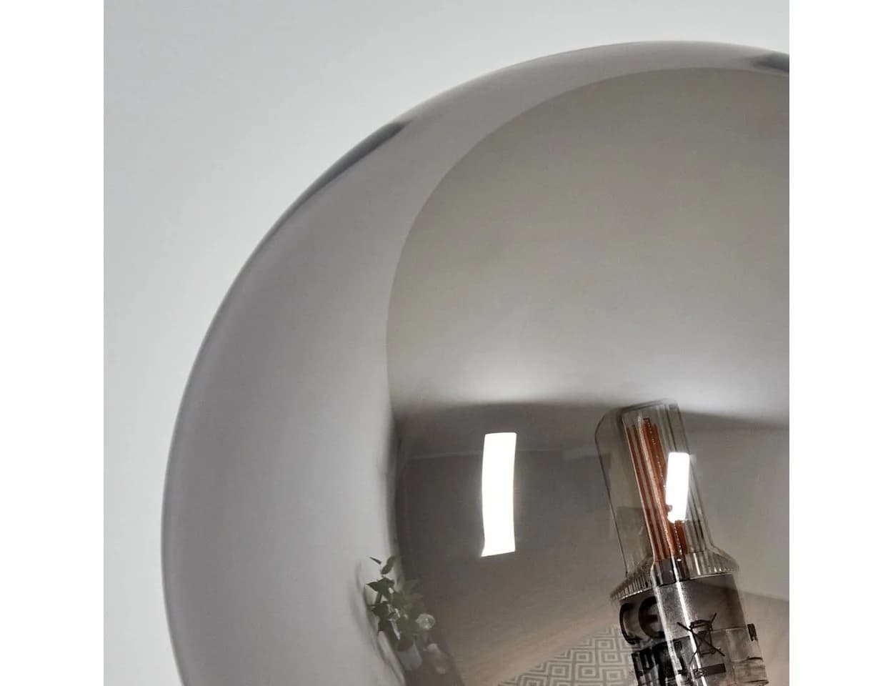 hofstein Stehlampe Schwarz/Rauchfarben Dimmbar 5xG9 - Bild 4