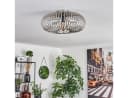 hofstein Deckenleuchte Silber Metall Modern Industrial Retro Bild 1