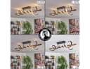 hofstein Deckenleuchte dimmbar LED 3000 Kelvin 5200 Lumen 80cm Bild 1