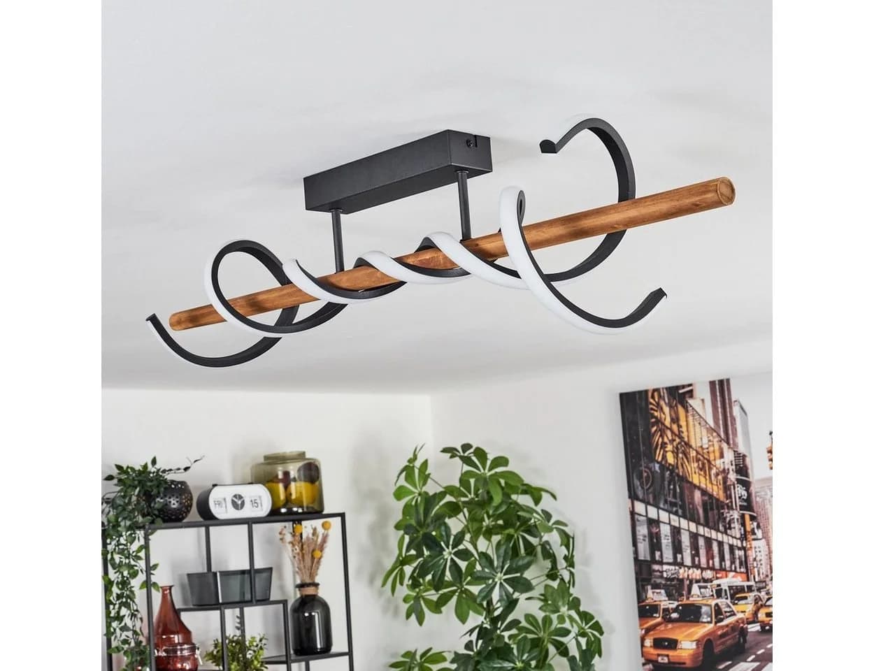 hofstein Deckenleuchte dimmbar LED 3000 Kelvin 5200 Lumen 80cm - Bild 5