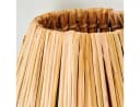hofstein Tischleuchte Boho Metall/Rattan Schwarz/Natur E14 Bild 3
