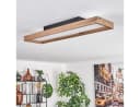 hofstein Deckenleuchte Schwarz/Holzoptik/Weiß LED Bild 3