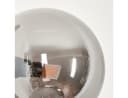 hofstein Stehlampe Metall/Glas Schwarz/Rauch Retro-Design Bild 4