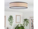 hofstein Deckenleuchte Boho-Design LED Weiß/Schwarz Bild 3