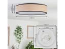 hofstein Deckenleuchte Boho-Design LED Weiß/Schwarz Bild 5