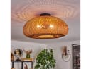 hofstein Deckenleuchte Boho-Design Metall/Bambus/Holz Schwarz/Natur Bild 2