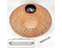 hofstein Deckenleuchte Boho-Design Metall/Bambus/Holz Schwarz/Natur Bild 5