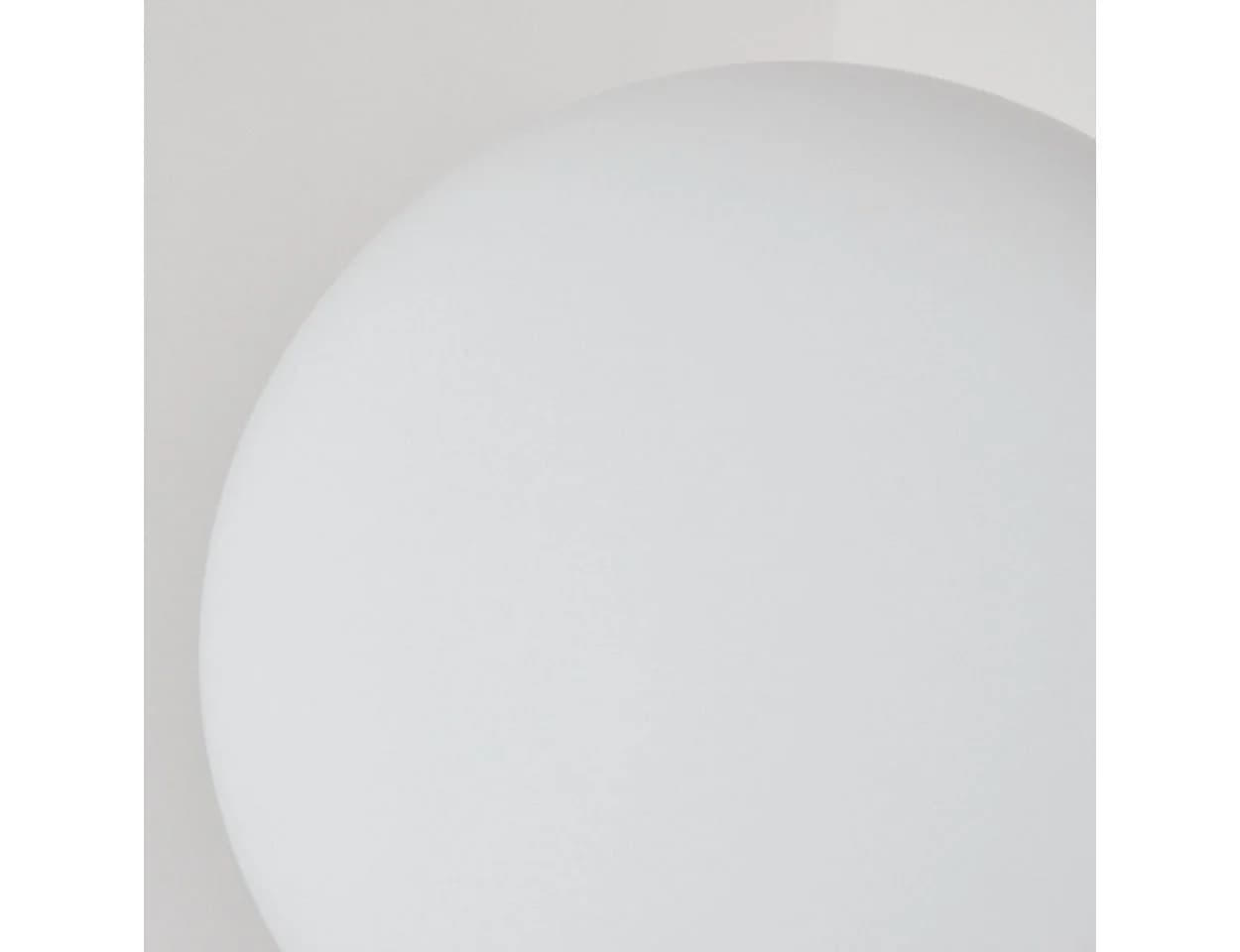 hofstein Stehlampe Schwarz/Weiß Metall/Glas 3xG9 Fußschalter - Bild 4
