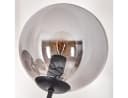 hofstein Stehlampe Schwarz/Rauchfarben Metall/Glas 6x E14 Bild 3