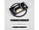 hofstein Wandleuchte dimmbar LED Schwarz/Natur Bild 5