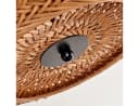 hofstein Deckenleuchte Boho-Design Metall/Bambus/Holz Schwarz/Natur 40cm 3xE27 Bild 4