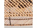 hofstein Deckenleuchte Boho Design Metall Bambus Holz Schwarz/Natur Bild 4