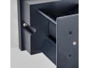 hofstein Wandleuchte Metall Grau/Silber LED Außenleuchte IP54 Bild 5