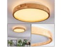 hofstein Deckenleuchte Boho Design Weiß/Natur LED 16W Bild 2