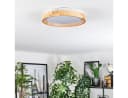 hofstein Deckenleuchte Boho Design Weiß/Natur LED 16W Bild 5