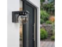 hofstein Außen-Wandleuchte Modern Metall/Glas Anthrazit/Rauchfarben IP44 Bild 1