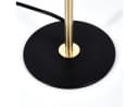hofstein Tischleuchte Moderne Nachttischlampe Metall Schwarz/Gold Bild 5