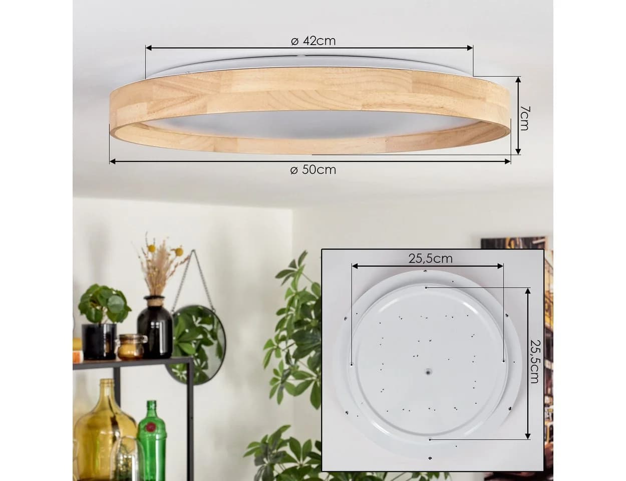 hofstein Deckenleuchte dimmbar LED 2700-6500 Kelvin - Bild 5