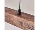 hofstein Pendelleuchte dimmbar Schwarz/Dunkelbraun LED Touchdimmer Bild 3