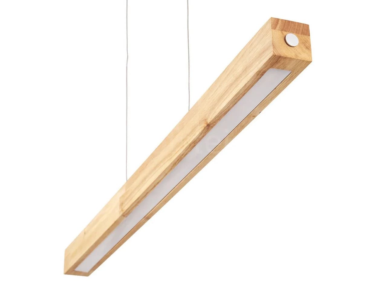 hofstein Pendelleuchte dimmbar LED Schwarz/Naturfarben - Bild 2