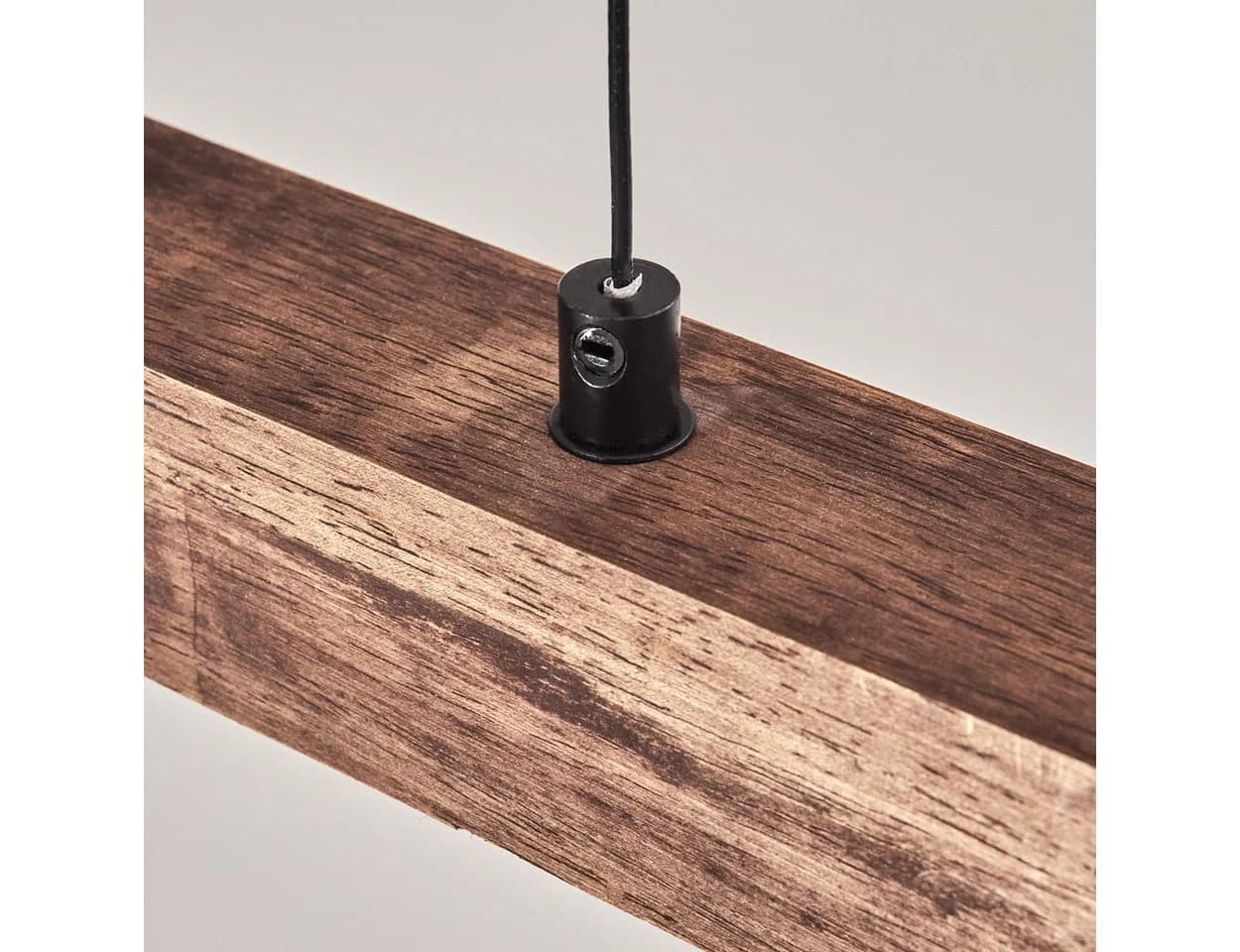 hofstein Pendelleuchte Dimmbar LED Schwarz/Braun Skandinavisch - Bild 4