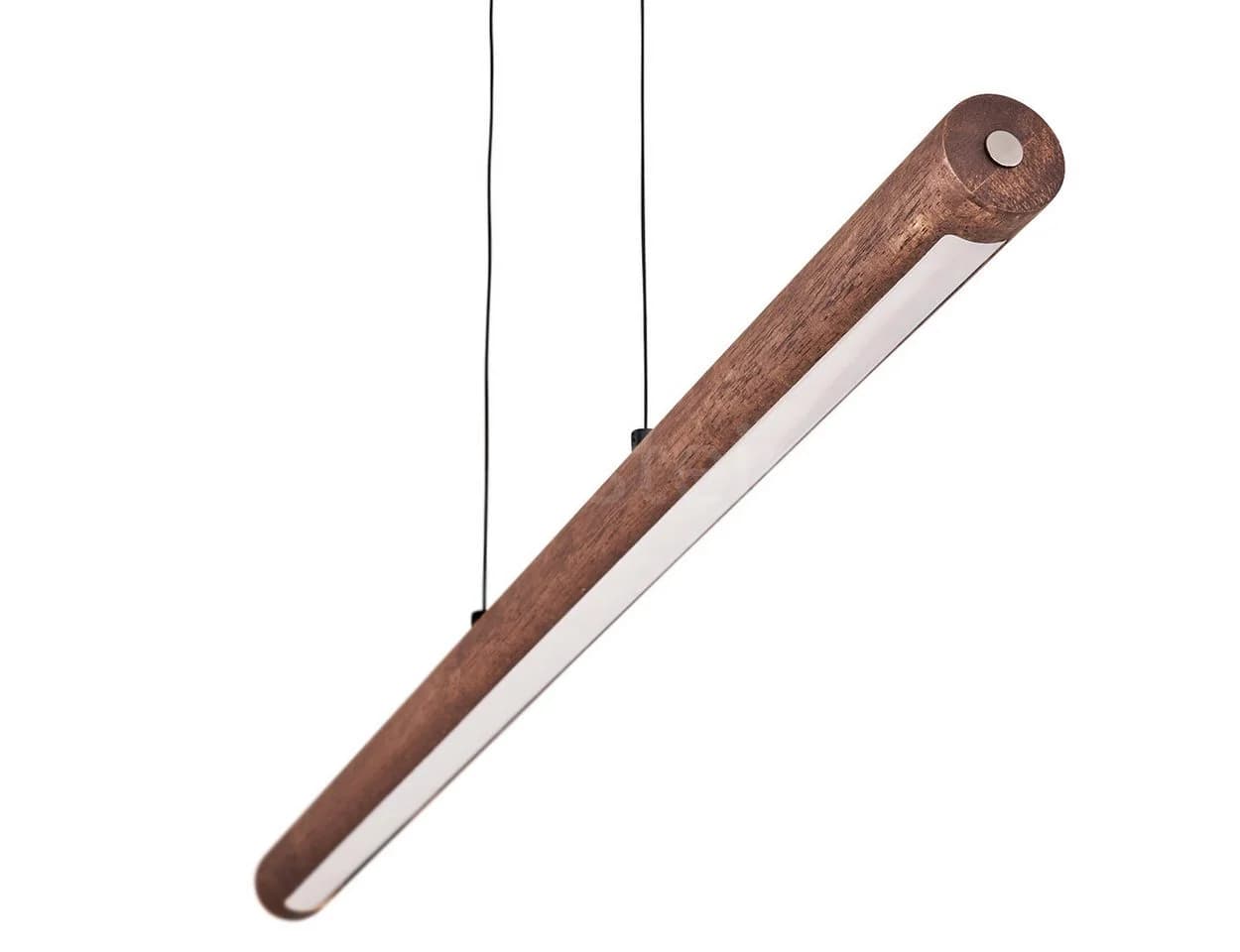 hofstein Pendelleuchte LED dimmbar Schwarz/Braun Weiß Skandinavisch - Bild 2