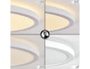hofstein Deckenleuchte Weiß Dimmbar LED IP44 Modern Bild 3