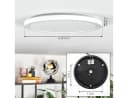 hofstein Deckenleuchte Weiß Dimmbar LED IP44 Modern Bild 5