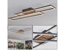 hofstein Deckenleuchte Modern Schwarz/Holzoptik/Weiß LED 30W Verstellbar Bild 1