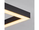 hofstein Deckenleuchte Modern Schwarz/Holzoptik/Weiß LED 30W Verstellbar Bild 4