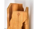 hofstein Tischleuchte Metall/Holz Schwarz/Naturfarben E27 Bild 3