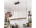 hofstein Pendelleuchte dimmbar Schwarz/Dunkelbraun LED Touchdimmer Bild 4