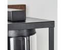 hofstein Außen-Wandleuchte mit Bewegungsmelder Metall/Glas Schwarz-Braun Bild 4