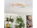 hofstein Deckenleuchte dimmbar LED Natur/Weiß Fernbedienung IP44 Bild 5