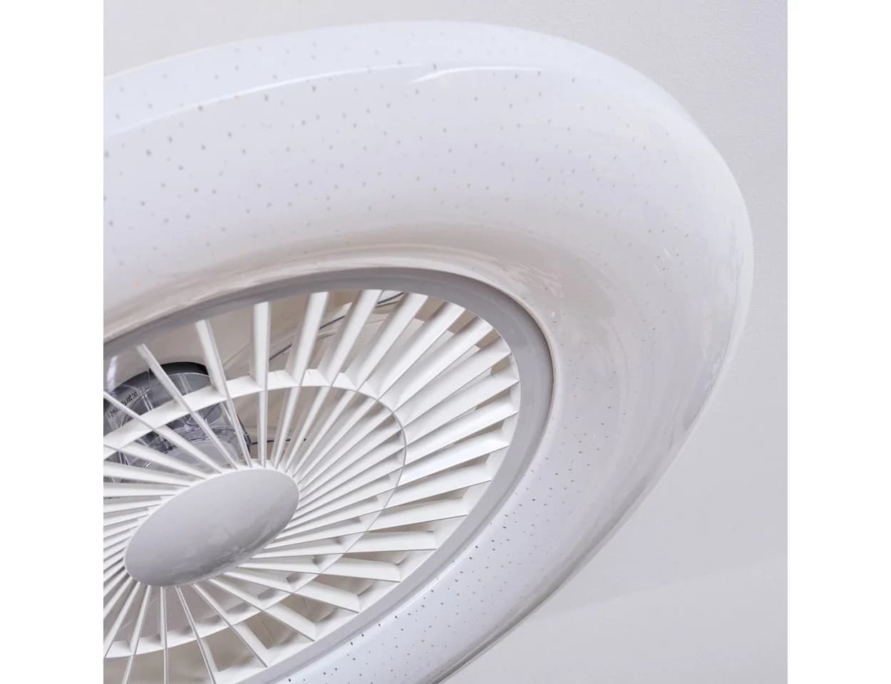 hofstein Deckenleuchte Ventilator Weiß LED dimmbar Fernbedienung - Bild 3