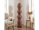 hofstein Stehlampe Rattan Schwarz Skandinavisch Boho Bild 1