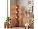 hofstein Stehlampe Rattan Schwarz Skandinavisch Boho Bild 3