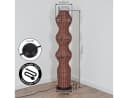 hofstein Stehlampe Rattan Schwarz Skandinavisch Boho Bild 4