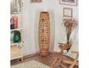 hofstein Stehlampe Skandinavisch Boho Bast Schwarz Bild 1