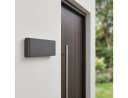 hofstein Außen-Wandleuchte Metall/Kunststoff Anthrazit/Weiß LED IP54 Bild 1